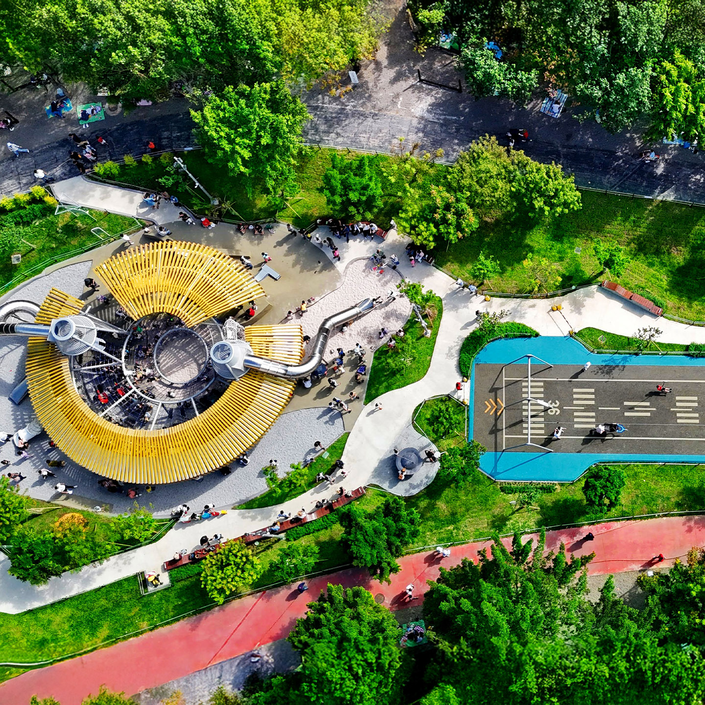 中央公園實景拍攝經電腦修飾