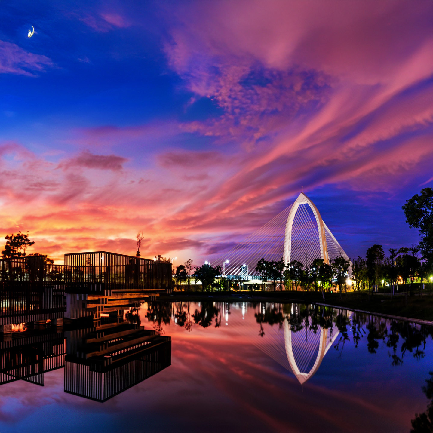 抹茶湖實景拍攝經電腦修飾